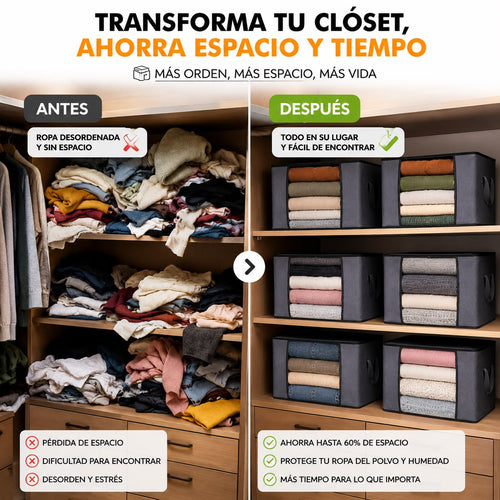 M - ORGANIZADOR DE ROPA AHORRA ESPACIO